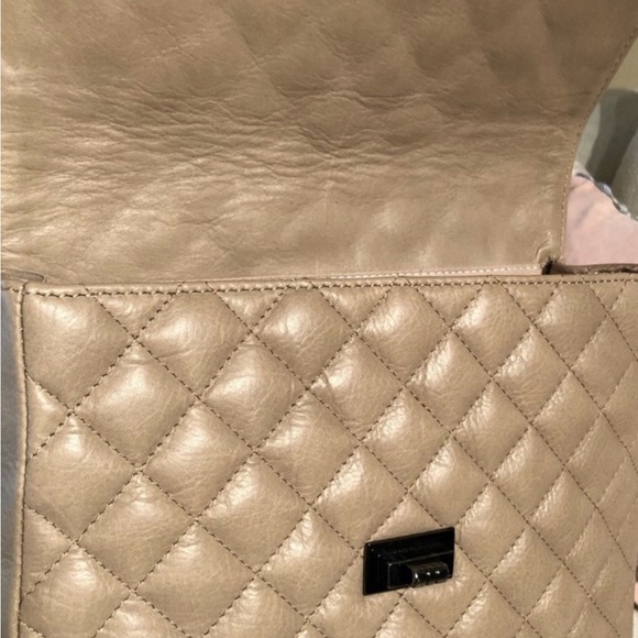 Mario Valentino Taupe Quilted Backpack main image 6